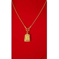 ราคา สร้อยคอห้อยพระ หุ้มทอง ไม่ลอกไม่ดำ หนัก2สลึง ยาว18นิ้ว พร้อมจี้พระสมเด็จ วัดระฆัง ทองเคลือบแก้ว สร้อยคอทองปลอม เหมือนจริงที่สุด (17447722208)