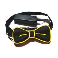 ราคา MAXG ผู้ชายกระพริบเต้นรำคริสต์มาส Light Up ส่องสว่างเนคไท LED โบว์ผูกพรรคตกแต่ง (16866380117)