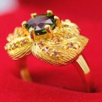 ราคา แหวนทองคำ 96 5 ฝังพลอยประจำวันเกิด น้ำหนัก 2 สลึง กดติดตามร้านรับส่วนลด ส่งฟรีมีประกันร้านทุกชิ้น (19953325884)