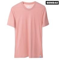 ราคา Sendai เสื้อยืดคอกลม Cotton สีชมพูเข้ม (19201602793)
