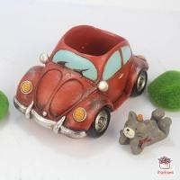 ราคา กระถางเรซิน รถคลาสสิค ไม้อวบน้ำ กุหลาบหิน cactus succulent หลากหลายสายพันธุ์ (4686996341)