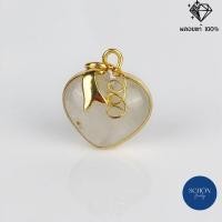 ราคา จี้หยก น้ำเต้าดูดทรัพย์ หัวใจเศรษฐี หยกพม่า หยกแท้ 100 Jadeite Type A ปะหล่น ควอทซ์สีธรรมชาติ งานมือ (14700420606)