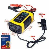 ราคา ชาร์จแบตเตอรี่ 12V เครื่องซ่อมแบตเตอรี่ รถยนต์ รถมอเตอร์ไซค์ แบตแห้ง charger เครื่องชาร์จแบตเตอรี่อัจฉริยะ (11572699910)
