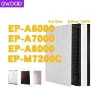 ราคา ตัวกรอง GWOOD สำหรับเครื่องฟอกอากาศ Hitachi EPF DV1000H แผ่นกรองฝุ่น EP A6000 EP A7000 EP A8000 EP M7200C แผ่นกรอง True HEPA และตัวกรองถ่านกัมมันต์ (10079043273)