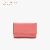 ราคา COCCINELLE กระเป๋าสตางค์ผู้หญิง รุ่น METALLIC สี POT (21007782859)