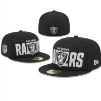 ราคา 2023หมวกแฟนรักบี้รุ่นใหม่ Raiders หมวกยอดแหลมแบบปรับไม่ได้หมวกเบสบอลแบบเต็มหมวกปีกแบนหมวก NFL (20010999541)