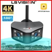 ราคา LS VISION Gratis ongkir 4K 8MP คู่เลนส์180อัลตร้าองศา IP Wi Fi กล้องวงจรปิดกลางแจ้งไร้สายกันน้ำตรวจจับมนุษย์สีกล้องภาพกลางคืน PTZ กล้องวงจรปิด (16876152868)