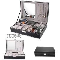 ราคา พร้อมส่ง กล่องนาฬิกา กล่องเก็บนาฬิกาข้อมือ กล่องใส่นาฬิกา ฝากระจก กล่องใส่เครื่องประดับ Leather Watch Box กล่องของขวัญ (19793118608)