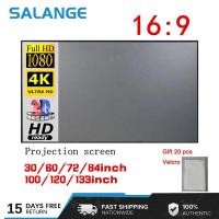 ราคา Salange Screen หน้าจอโปรเจคเตอร์60 100 120นิ้วผ้าสะท้อนแสงผ้าฉายหน้าจอสำหรับ YG300โปรเจคเตอร์ XGIMI DLP LED โฮมเธียเตอร์ (14875092576)