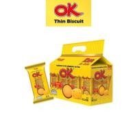 ราคา โอเค ทิน ขนมปังกรอบแผ่นบาง OK Thin Biscuit 360 กรัม 30 กรัม x 12 ซอง (14425812119)