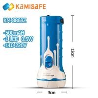 ราคา TSM รุ่น KM 8868Z ไฟฉายเล็กสว่าง KAMISAFE แบบชาร์จไฟ 500mAHแบบพกพา ไฟเดินป่า ปรับไฟได้ 2 ระดับ miniไฟฉุกเฉิน (20558200294)