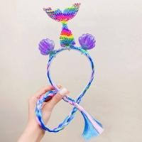 ราคา TAZ1345 คาดผมโพนี่ Wig unicorn ที่คาดผมโพนี่ คาดผมยูนิคอร์น วิกติดผม ของขวัญเด็กหวานๆกับวิกผมดีไซน์การ์ตูนเครื่องประดับผมจับคู่สไตล์เกาหลีที่คาดผมยูนิคอร์น (14730888561)