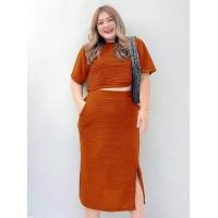 ราคา ชุดเซ็ท เสื้อ กระโปรง สาวอวบอ้วน (20518489711)