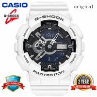 ราคา In Stock Original G Shock GA 110GW 7A Men Sport Digital Watch Duo W Time 200M Water Resistant Shockproof and Waterproof World Time LED Auto Light Wrist Sports Watches GA110 GA 110 (18886144118)
