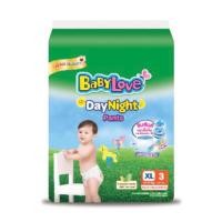 ราคา เบบี้เลิฟเดย์ ไนท์แพ้นส์ MXL 3 ชิ้น ขนาดทดลอง พกพา ผ้าอ้อมเด็กแบบกางเกงสำหรับกลางวัน (18097706787)