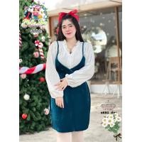 ราคา ฮ550 ร้านนี้ส่งไว เซ็ตเอี๊ยมกำมะหยี่ 5สี ชุดเซ็ทสาวอวบ เสื้อผ้าสาวอวบ แฟชั่นสาวอวบ ชุดสาวอวบสวยๆ ชุดคนอ้วนสวยๆ (17271494451)