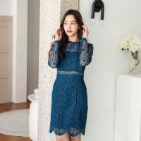 ราคา RMVcollection ชุดเดรสลูกไม้ รุ่น Melissa Crochet Dress สี TEAL GREEN (11207480840)