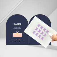 ราคา 1 แถม 1 แผ่นแปะสิว CAREQ ดูดสิว พร้อมส่งในไทย (21076997566)
