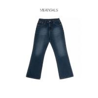 ราคา wonder jeans สี DENIM BLUE ยีนส์ทรงขาม้าสาวอวบ (17389625920)