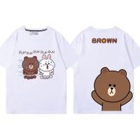 ราคา เสื้อยืดคุณภาพดี ขายดี เสื้อยืดแขนสั้นลําลอง ผ้าฝ้ายแท้ พิมพ์ลายกระต่ายหมีบราวน์ แฟชั่นฤดูร้อน สําหรับผู้ชาย และผู้หญิงS 5XL (20283378477)