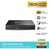 ราคา TP LINLK VIGI NVR1016H VIGI 16 Channel Network Video Recorder เครื่องบันทึกภาพกล้องวงจรปิด บันทึกได้ 7 วัน 24 ชั่วโมง 24 7 Recording (21081825128)