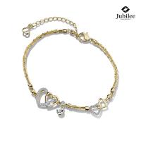 ราคา Jubilee Diamond สร้อยข้อมือเพชร Heart Lasso Bracelet เพชรแท้ เพชรน้ำ 99 (20872251019)