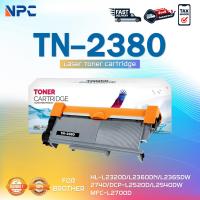 ราคา NPC TONER หมึกเทียบเท่า TN2380 TN 2380 2380 T2380 T 2380 ใช้แทน TN 2360 FOR BROTHER HL L2320D HL L2360DN HL L2365DWDCP L2520DDCP L2540DW MFC L2700DMFC L2700DWMFC L2740DW (20628018714)