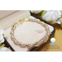 ราคา กำไลเงินแท้92 5 แบบ 3K ลาย Omega 4 เกลียว เล่นแสงดีมากๆ ค่ะ ข้อมือ 7 7 5 นิ้ว เรือนเงินแท้ (17578500892)