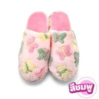ราคา รองเท้าใส่ในบ้าน ใส่ในออฟฟิศ รองเท้าขนนุ่ม พื้นกันลื่น สลิปเปอร์ (21248422455)
