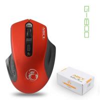 ราคา Imice G 1800 2 4GHz เมาส์เงียบ1600dpi สำหรับแล็ปท็อปรุ่นแบตเตอรี่4คีย์ USB ส่ง10M เมาส์เล่นเกมไร้สาย (21170863796)