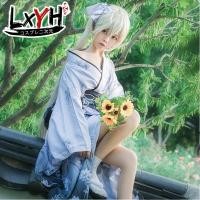 ราคา LXYH COSER KING Kasugano Sora ญี่ปุ่น Cos สีขาว Kimono COSPLAY หญิง Yosuga NO Sora กิโมโน Lolita สูท เครื่องแต่งกาย Kimono ชุดคอสเพลย์ (7545304028)