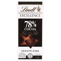 ราคา Lindt Excellence COCOA 100 g ลินด์ เอ็กเซลเลนซ์ ดาร์กช็อกโกแลต ขนาด 50 100 กรัม 1 กล่อง (18782859071)