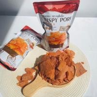 ราคา พร้อมส่ง หมูแผ่นกรอบ ยิ้มยิ้ม ห่อใหญ่จุใจ 65 กรัม หมูกรอบแผ่น อร่อย CRISPY PORK หมูแผ่นกรอบยิ้มยิ้ม 4 รสชาติ (21328623162)