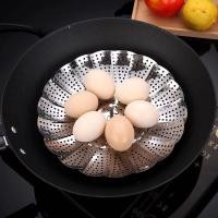 ราคา ตะแกรงนึ่งทรงโดม ถาดนึ่งสแตนเลสพับได้ ตะแกรงนึ่งทรงโดม สแตนเลสพับได้ ตะแกรง ประกอบอาหาร เอนกประสงค์ ต้ม นึ่ง ลวก ล้างผัก หรือใช้เป็นถาดวางผลไม้ Stainless foldable steam pan Convincing (14439731314)