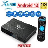 ราคา X98H PRO สมาร์ททีวีกล่อง Android 12 ALLWINNER H618 RAM4G ROM 32GB 2 4 5G dual Wifi6 1000M LAN BT5 0 H 265 4K กล่องสมาร 33 (21165505845)