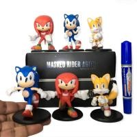 ราคา โมเดล Sonic โซนิค เจ้าเม่นสายฟ้า เซ็ท6ตัว ขนาด9cm (14627243297)