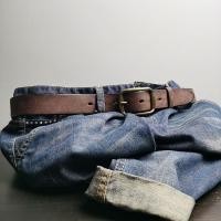 ราคา เข็มขัดหนังวัวแท้ นำเข้าจากอิตาลี Genuine Leather Belt made in Italy (13130200411)