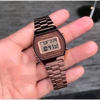 ราคา นาฬิกาcasio นาฬิกาข้อมือผู้หญิง สีชมพู สีนำตาลมาใหม่ สายสเตนเลส รุ่น B640WC 5A (11762384048)