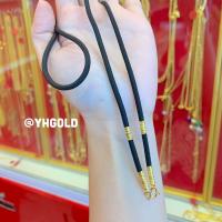 ราคา สร้อยเชือกทองครึ่งสลึง YHGOLD ทองคำแท้96 5 มีใบรับประกัน (20820185028)