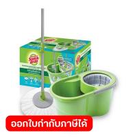 ราคา 3M 3 เอ็ม ชุดถังปั่น Eco Dual Wash รุ่น T7 พร้อมชุดไม้ถูพื้นไมโครไฟเบอร์ ปั่นเปียกและแห้งได้ แห้งเร็วทันใจ (20800688106)