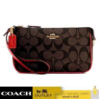 ราคา ของแท้ กระเป๋าสตางค์คล้องมือ COACH C3308 NOLITA 19 IN SIGNATURE CANVAS IMRVQ (17262621524)
