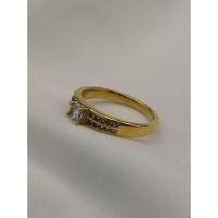 ราคา แหวนสแตนเลสประดับด้วยเพชร CZ งานสไตล์เกาหลี (21203782605)