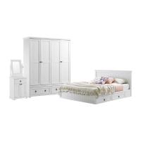 ราคา SB Design Square KONCEPT FURNITURE KONCEPTKONCEPT FURNITURE ชุดห้องนอน Melona ขนาด 5 ฟุต สีขาว (363872559)