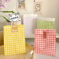 ราคา พร้อมส่งในไทย ถุงกระดาษลายสก็อต ถุงกระดาษขยายข้าง มี5สี กระดาษห่อขนม ถุงกระดาษใส่ขนม ซองกระดาษ ถุงใส่ของ ถุงกระดาษน่ารัก (20683770345)