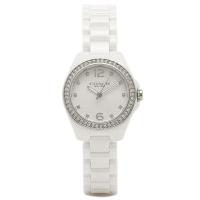 ราคา นาฬิกาข้อมือผู้หญิง Coach Tristen 14502106 White Ceramic Bracelet Glitz Ladies Watch (218643846)