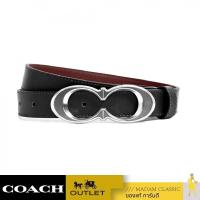 ราคา ของแท้ เข็มขัด COACH C1725 SIGNATURE BUCKLE BELT 25 MM SVO2DM (17256022555)