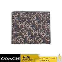 ราคา ของแท้ กระเป๋าสตางค์ COACH CF134 3 IN 1 WALLET WITH SIGNATURE MONOGRAM PRINT QBBK (19332991314)