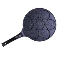 ราคา ลายการ์ตูนหน้ายิ้ม กระทะทอดไข่ดาว กระทะ 7 หลุม กระทะทำแพนเค้ก กระทะทำไส้แฮมเบอร์เกอร์ กระทะอเนกประสงค์ (16797387856)