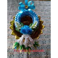 ราคา พวงมาลัยแขวนหน้ารถ พวงมาลัยริบบิ้น พวงมาลัยวันสำคัญ 69 (21347636879)