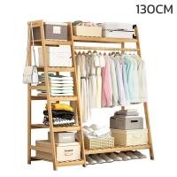 ราคา ตู้แขวนผ้า ราวแขวนผ้า โครงไม้ ราวแขวนเสื้อผ้า พร้อมชั้นวางของ ชั้นวางเสื้อผ้า ราวตากผ้า ราวไม้แขวนผ้า ตู้แขวนผ้า ราวแขวนผ้า wardrobe simplemall (17433356896)